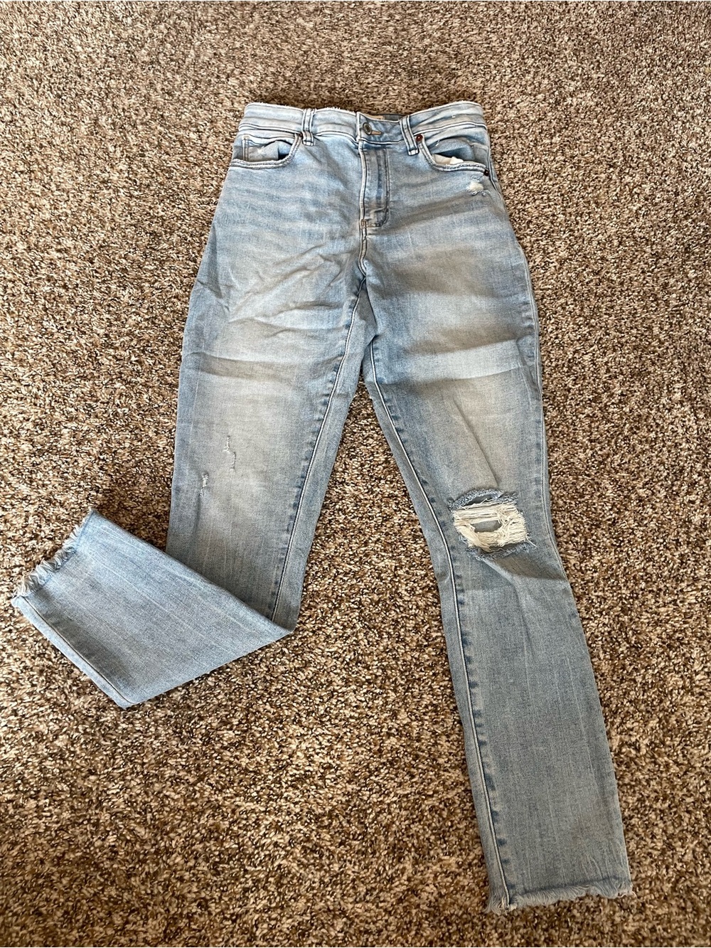 A&F super skinny ankle high rise -27/4 long